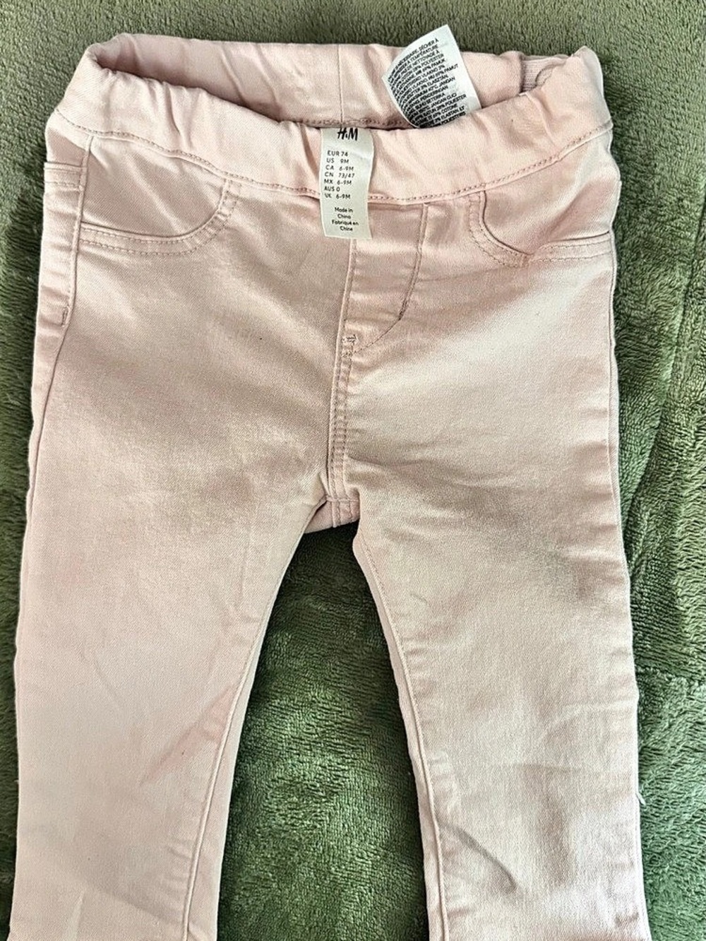 H&M Baby Pink Jeans Size 6M